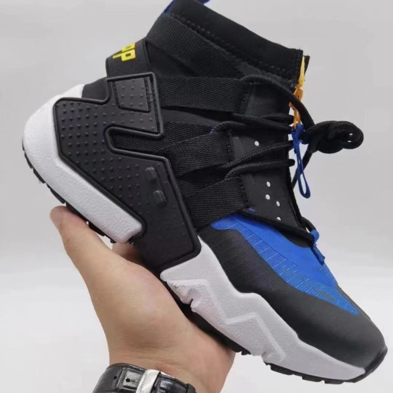 New Oreo Wallace Sixth Generation High-Top Black Warrior Functional Casual Sports Inner Heightening Men's and Women's Running Shoes New Oreo Wallace Sixth Generation High-Top Black Warrior Functional Casual Sports Inner Heightening Men's and Women's Running Shoes