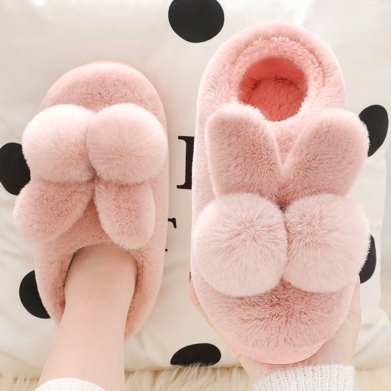 Cute Cotton Slippers for Women Winter Cartoon Home Indoor Home Warm Non-Slip Thick-Soled Couple New Fur Slippers Cute Cotton Slippers for Women Winter Cartoon Home Indoor Home Warm Non-Slip Thick-Soled Couple New Fur Slippers