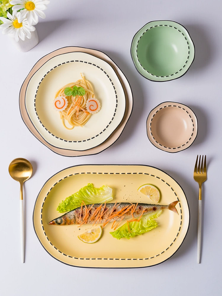 Japanese ceramic tableware for home use, high quality set, internet celebrity