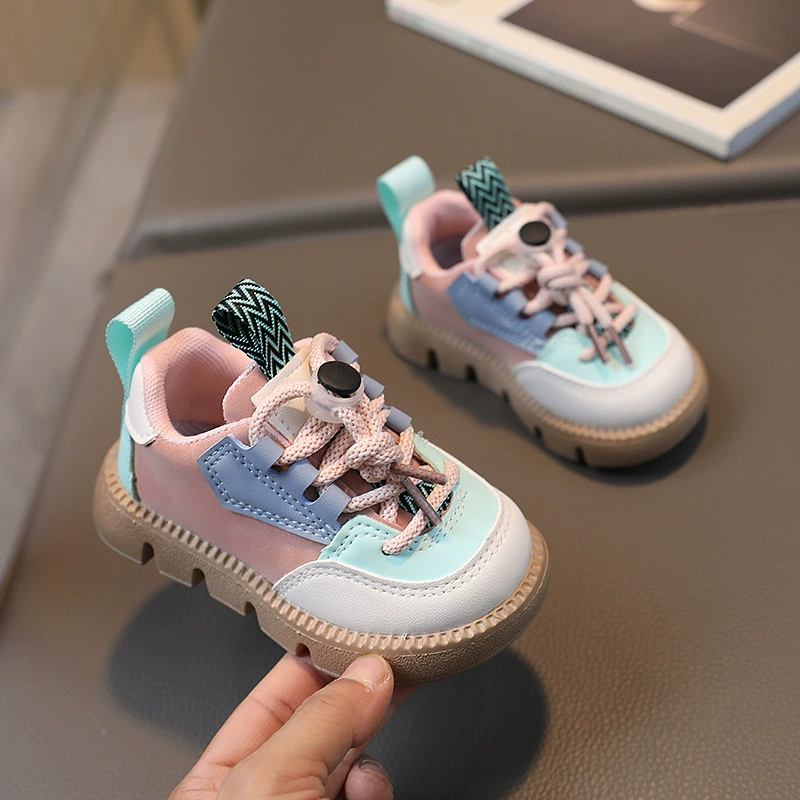 Детские спортивные кроссовки для мальчиков, модная обувь, осень, тренд сезона, корейский стиль, оптом