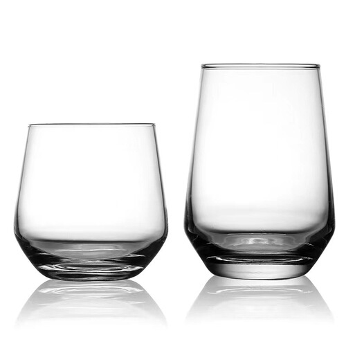Wholesale green apple crystal glass cups transparent straight cups restaurant juice cups drink cups household whiskey cups