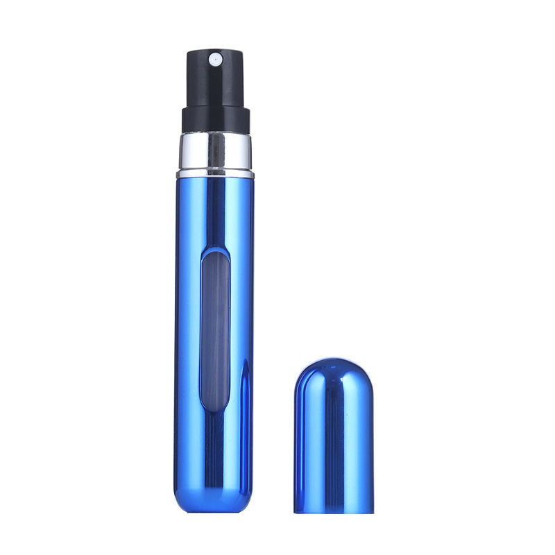 Los fabricantes suministran botella de perfume portátil de llenado inferior de 8ml en stock botella secundaria de perfume de viaje al por mayor