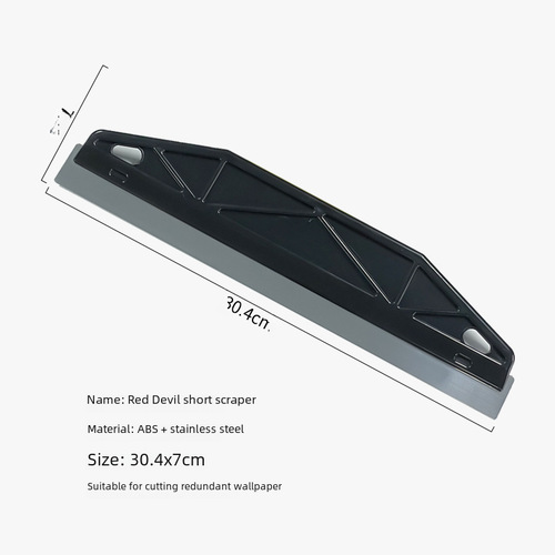 New Style Special Discount Wallpaper Cutter Chisel Tool Construction Tool Stainless Steel Plate Wallpaper Scraper Wallpaper Ruler