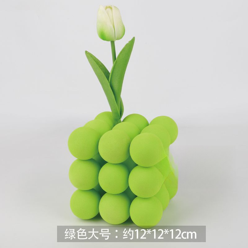 完成したクラインブルー装飾品リトルレッドブックスタイルスポンジボールリビングルームベッドルームフラワーアレンジメントアート装飾品メーカー|undefined
