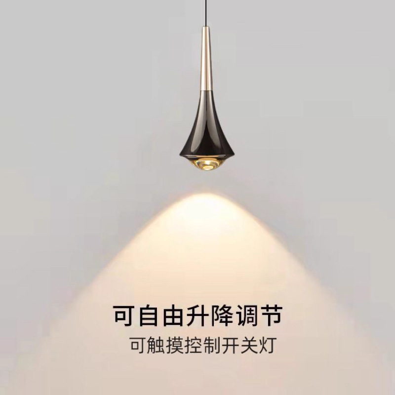 Bedroom Bedside Chandelier Modern Minimalist Adjustable Creative Light Luxury Master Bedroom Bedside Lamp Small Chandelier Dining Room Pendant Light
