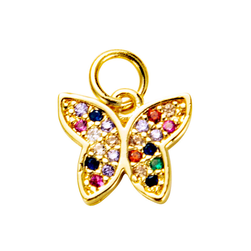 Nihaojewelry wholesale accessories creative key crown starfish rainbow necklace pendantpicture22