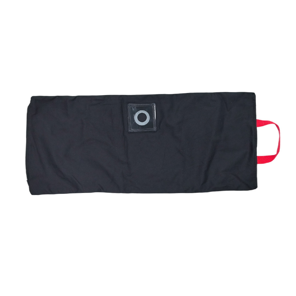 새로운 검정색 캔버스 먼지 봉투 1개