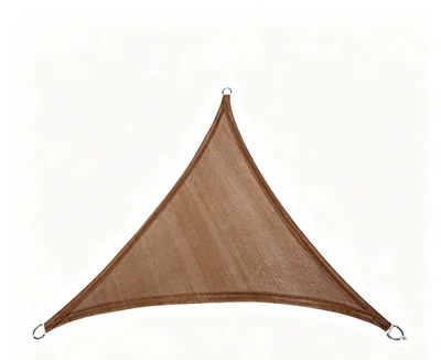 Avtomobil yan çətirləri | Hdpe Breathable Sunshade Sail for - brown-brown-triangle-111