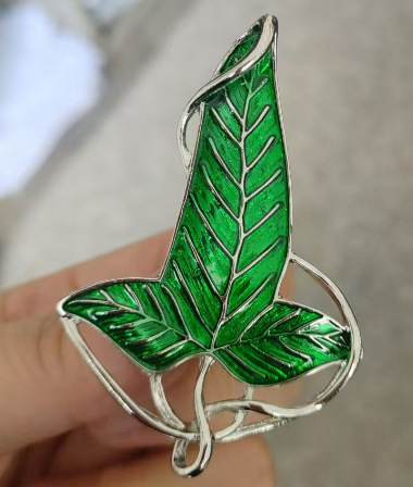 JK824232-02 실버 베이스 오일 드리핑 그린