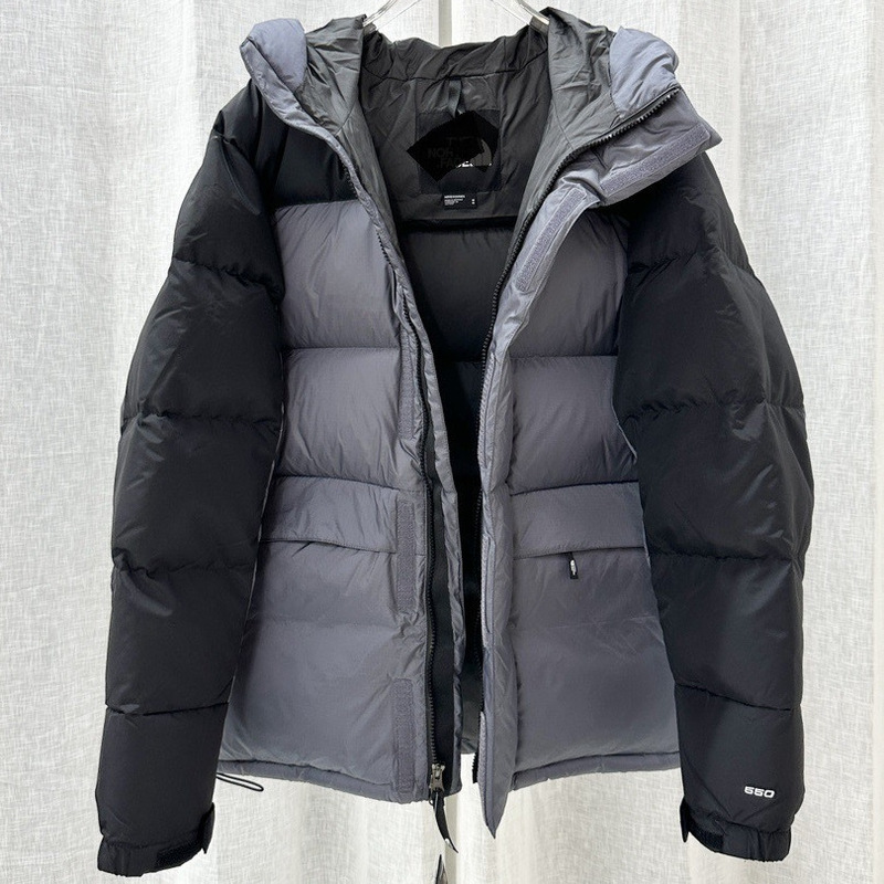 The North Face Himalayan Down Jacket, unisex couple's warm coat, puffer jacket, white duck down, trendy hooded style The North Face Himalayan Down Jacket, unisex couple's warm coat, puffer jacket, white duck down, trendy hooded style