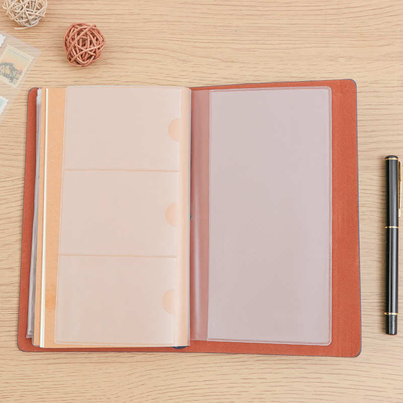 Cuaderno TN transfronterizo A6 vintage de viaje, diario de bolsillo, superventas de Amazon con correa, fabricante de cuadernos personalizables image 5