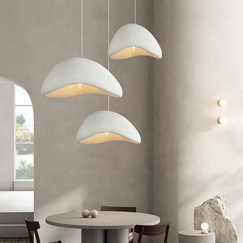 Bar, tienda de ropa personalizada, diseño silencioso, lámpara de viento, lámpara de vivienda, iluminación, lámpara de viento, crema, lámpara de candelabro de tres cabezas, restaurante