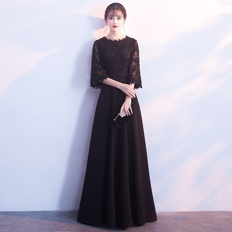 Black Formal Dress 2026 New Spring/Summer Birthday Party Dress for Petite Women, Suitable for Everyday Wear and Banquets Black Formal Dress 2026 New Spring/Summer Birthday Party Dress for Petite Women, Suitable for Everyday Wear and Banquets
