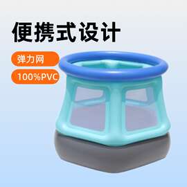 厂家供应 充气蹦床/跳床家用便携式充气跳床弹力网蹦蹦床