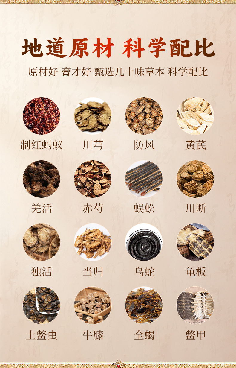 Fire Ant Marching Patch Self Heating Lumbar Patch Herbal Powder Paste for Waist and Joints quality and texture