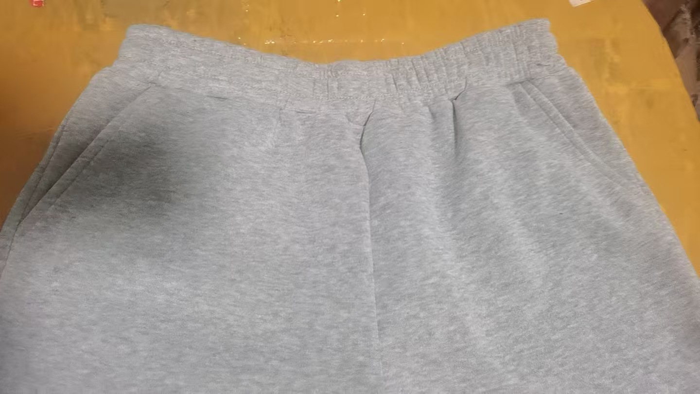 Pantalon de survêtement homme uni à jambes larges, coupe ample et décontractée, cordon de serrage, style sportif, jambes droites._voghion.com