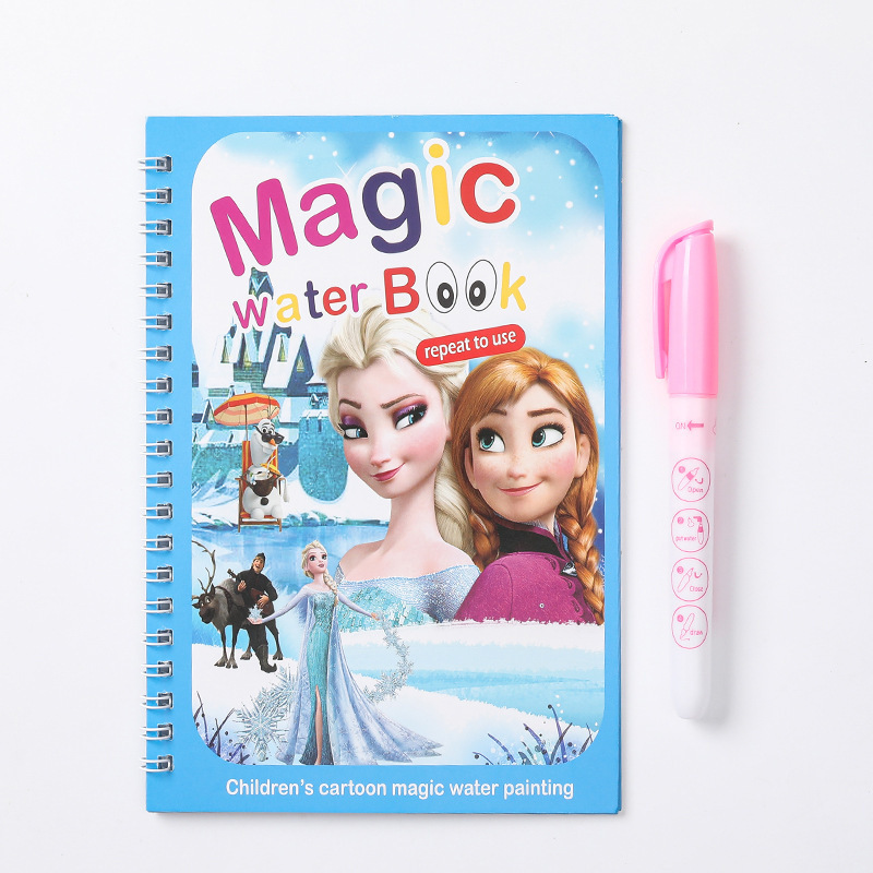 子供の色を塗る本の赤ちゃんの益智の清水の落書きの水の絵の本は繰り返し魔法の画帳の創意の贈り物の卸売りを使います。|undefined