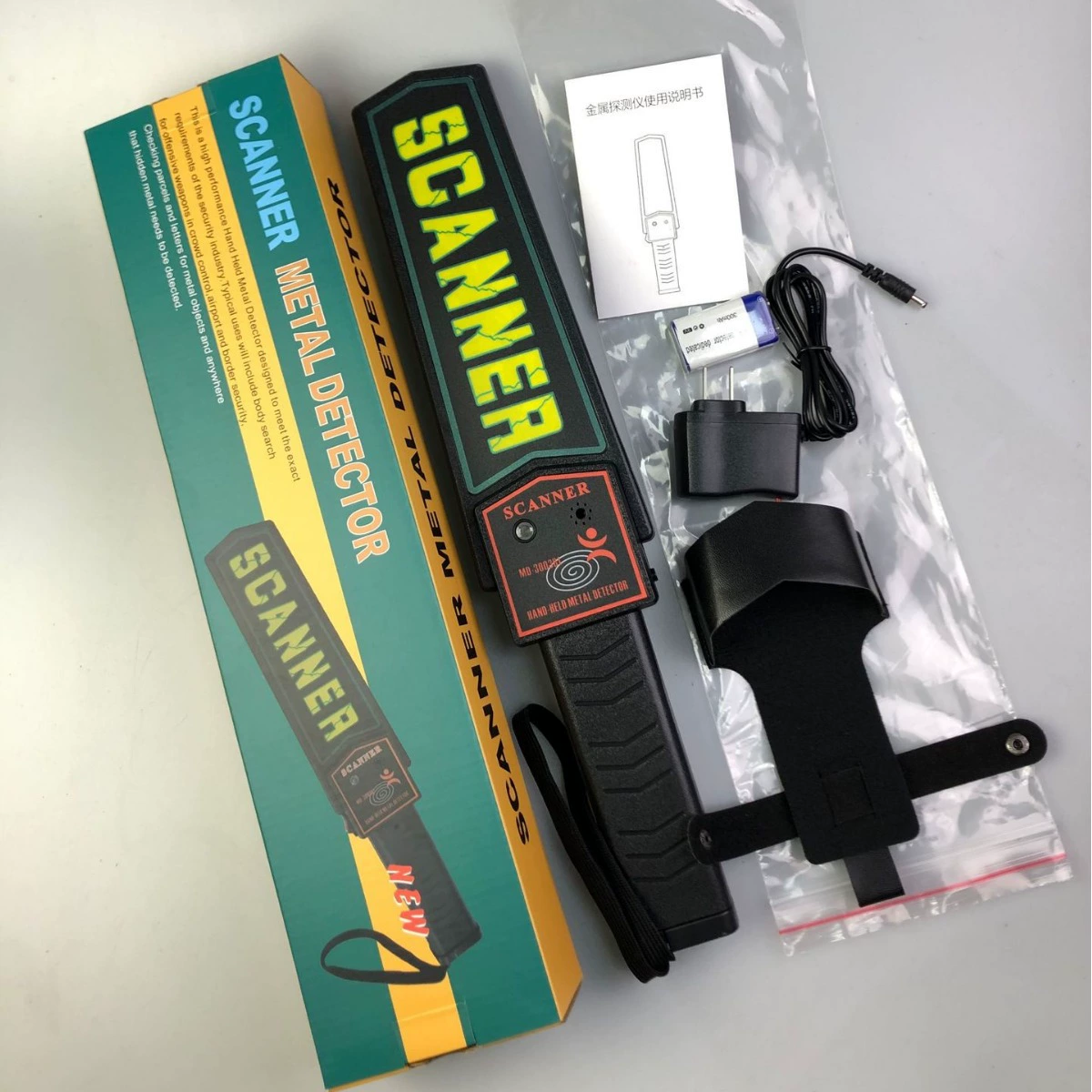 Высокочувствительный портативный металлоискатель, школьный осмотра, комната для осмотра, перезаряжаемый детектор мобильного телефона