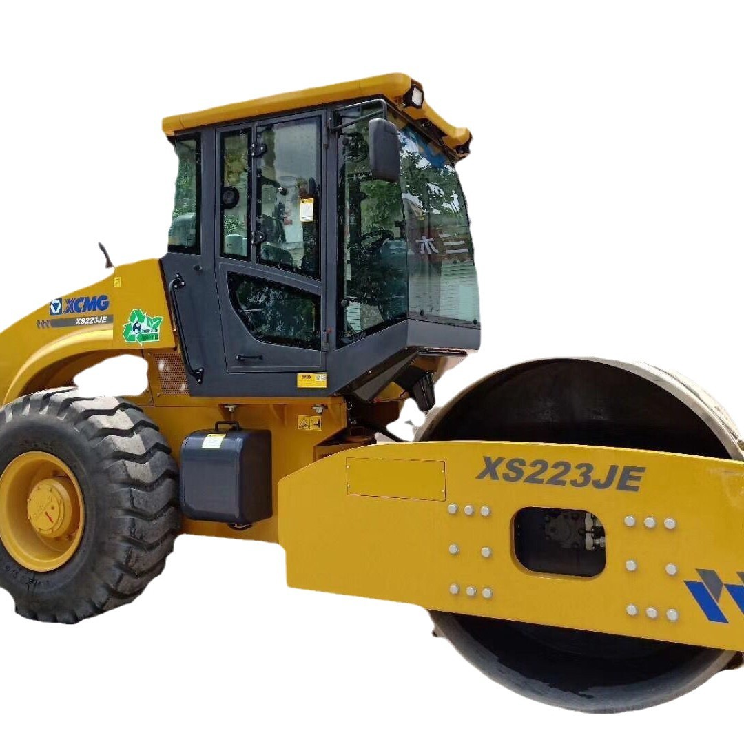 XCMG XS223JE (22T) 26T Foshan usado rodillo de acero único rodillo de 22 toneladas XS202J XS225