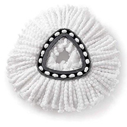 Specialized replacement head for microfiber mop attachments compatible with O-Cedar/Vileda mop heads