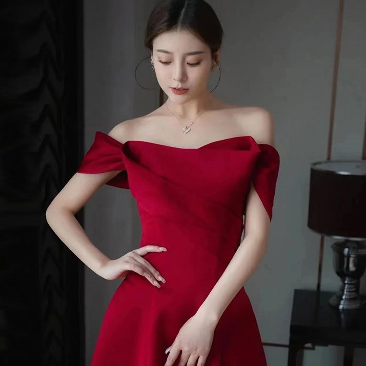 D8822 1600K VÁY ĐẦM LIỀN THÂN DỰ TIỆC NỮ LIUTDE MÙA XUÂN THU ĐÔNG DÙNG TRONG LỄ CƯỚI THỜI TRANG NỮ NGÀY CƯỚI G04 SẢN PHẨM MỚI