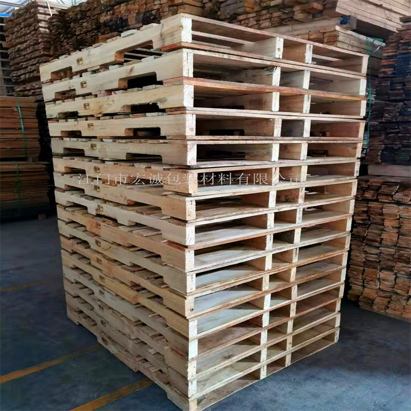 江门中山厂家批发热处理美标木卡板IPPC印章地台板消毒木栈板托盘