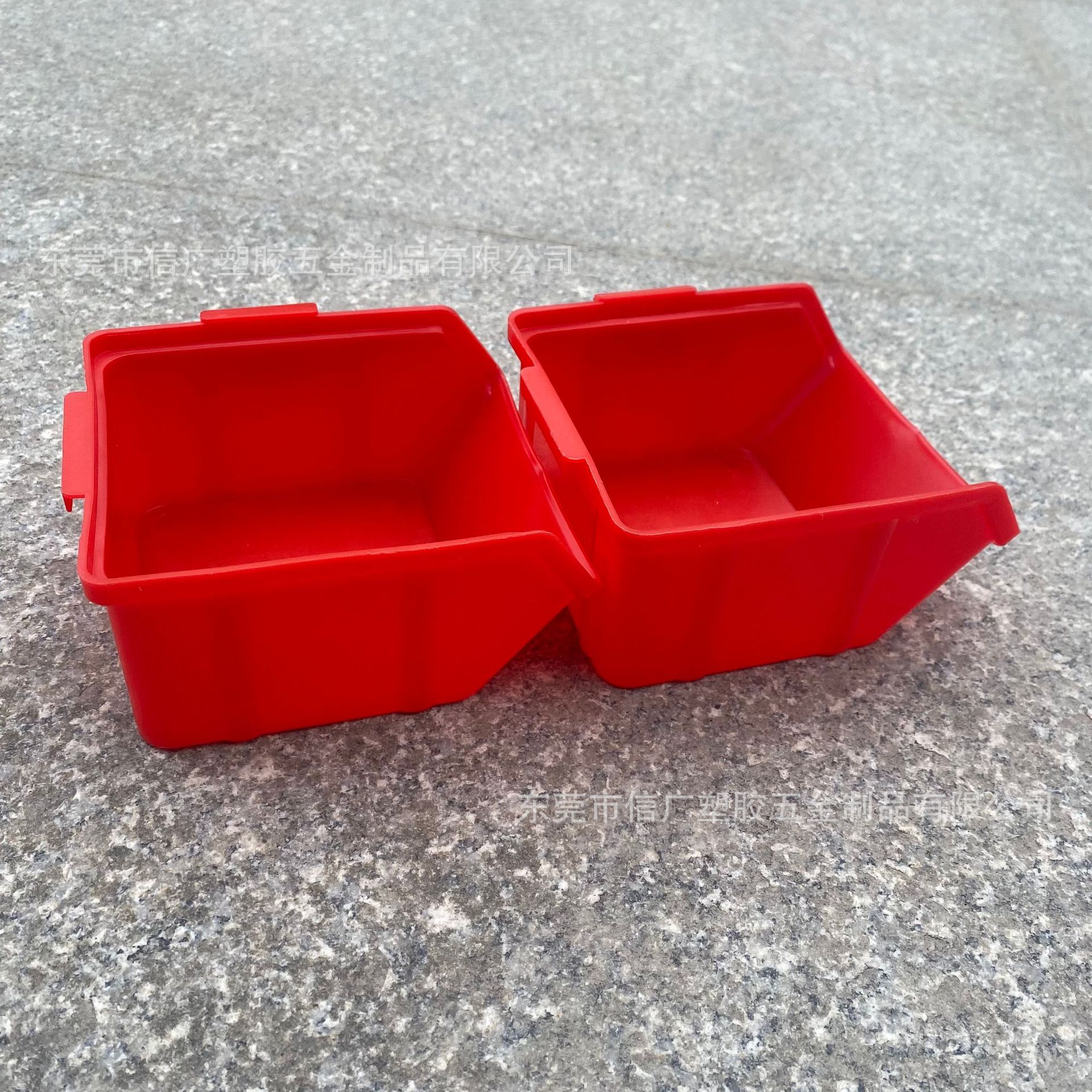 厂家批发斜口塑料盒组合式收纳盒仓库组立原件盒螺丝物料盒收纳盒