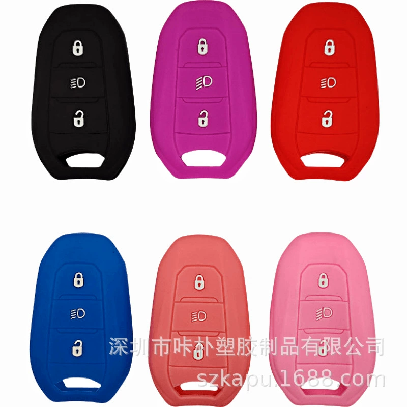 Подходит для Dongfeng Peugeot 408 чехол для автомобильного ключа Citroen Versailles CX5C4 Sega силиконовая сумка для дистанционного управления