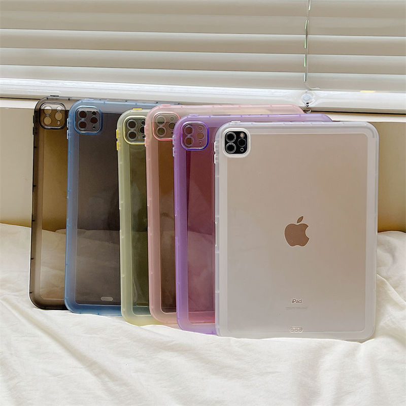 Applicable ipad protective case 7/8/9 generation 10.2-inch tpu all-inclusive air5 transparent Pro11 drop-resistant mini6 soft case Applicable ipad protective case 7/8/9 generation 10.2-inch tpu all-inclusive air5 transparent Pro11 drop-resistant mini6 soft case