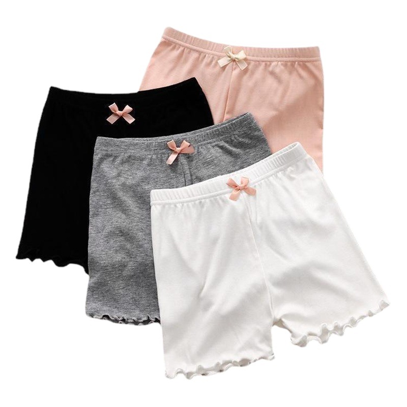 Girls Safety Pants Modal Underwear Shorts Girls Leggings Small and Medium-Sized Children Thin Anti-Exposure Three-Point Safety Pants