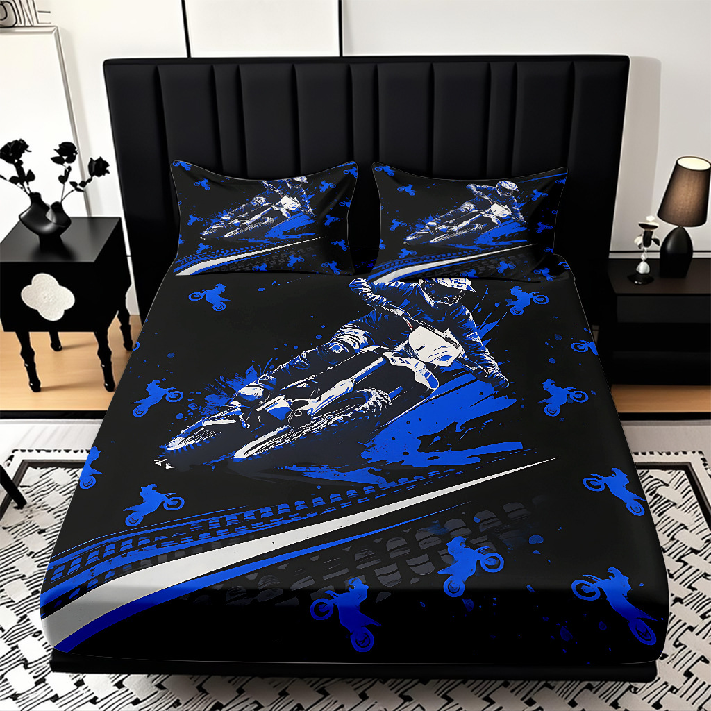 TEMU / JIT serie de motocicleta fría transfronteriza impresión digital de alta definición caja de cama de polirido fábrica directa