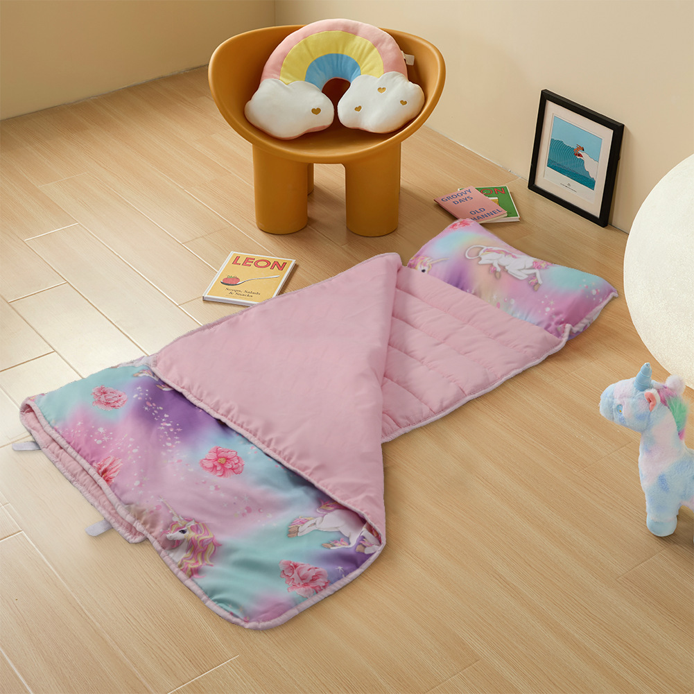 Cross-Border Hot-Selling Foldable Children's Nap Mat, Kindergarten Nap Bed, Quilt, Travel Portable Mattress, Source Factory