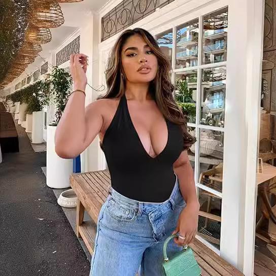 2024 Amazon cross-border European and American women's sexy sleeveless black backless leotard jumpsuit factory direct sales