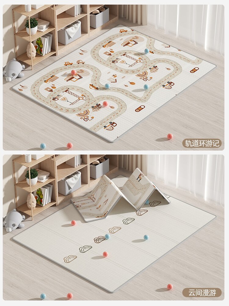 접이식 패드 트랙 링 여행 노트 구름 로밍 180cm * 200cm * 2cm