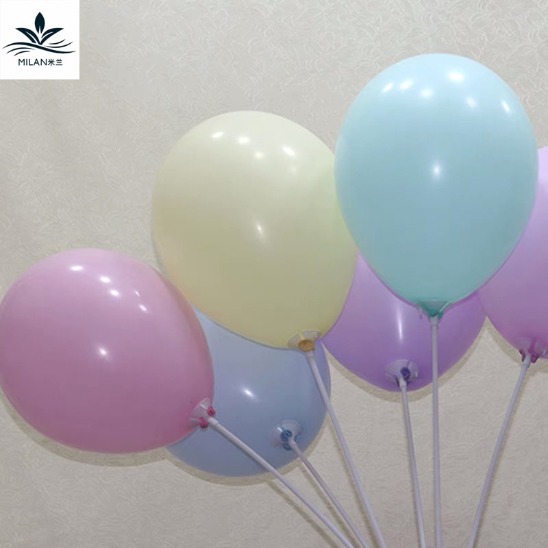 Milán soporte de globo de plástico Varilla de fresa ramo hecho a mano material de bricolaje globo Varilla de Apple soporte inferior Accesorios