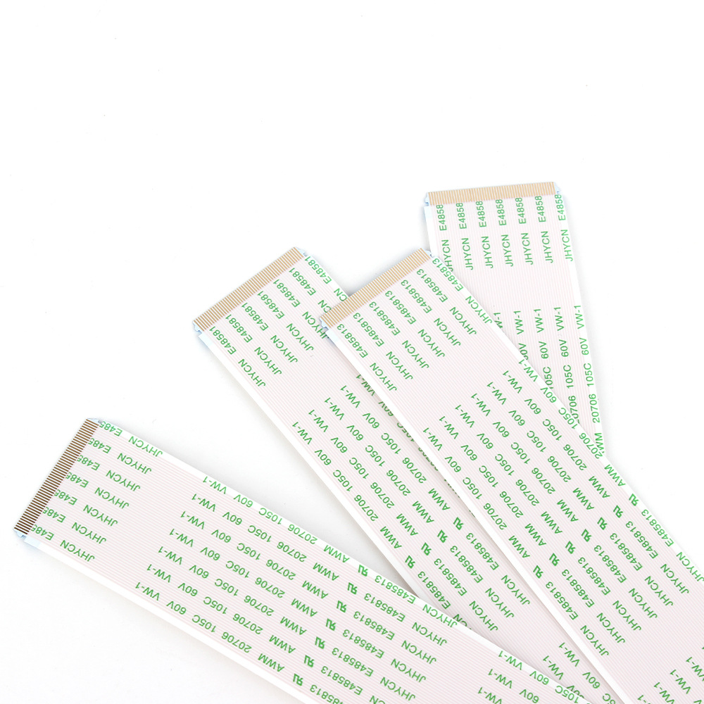 工厂批发 0.5mm间距FFC软排线24pin109mm同向扁平线镀金