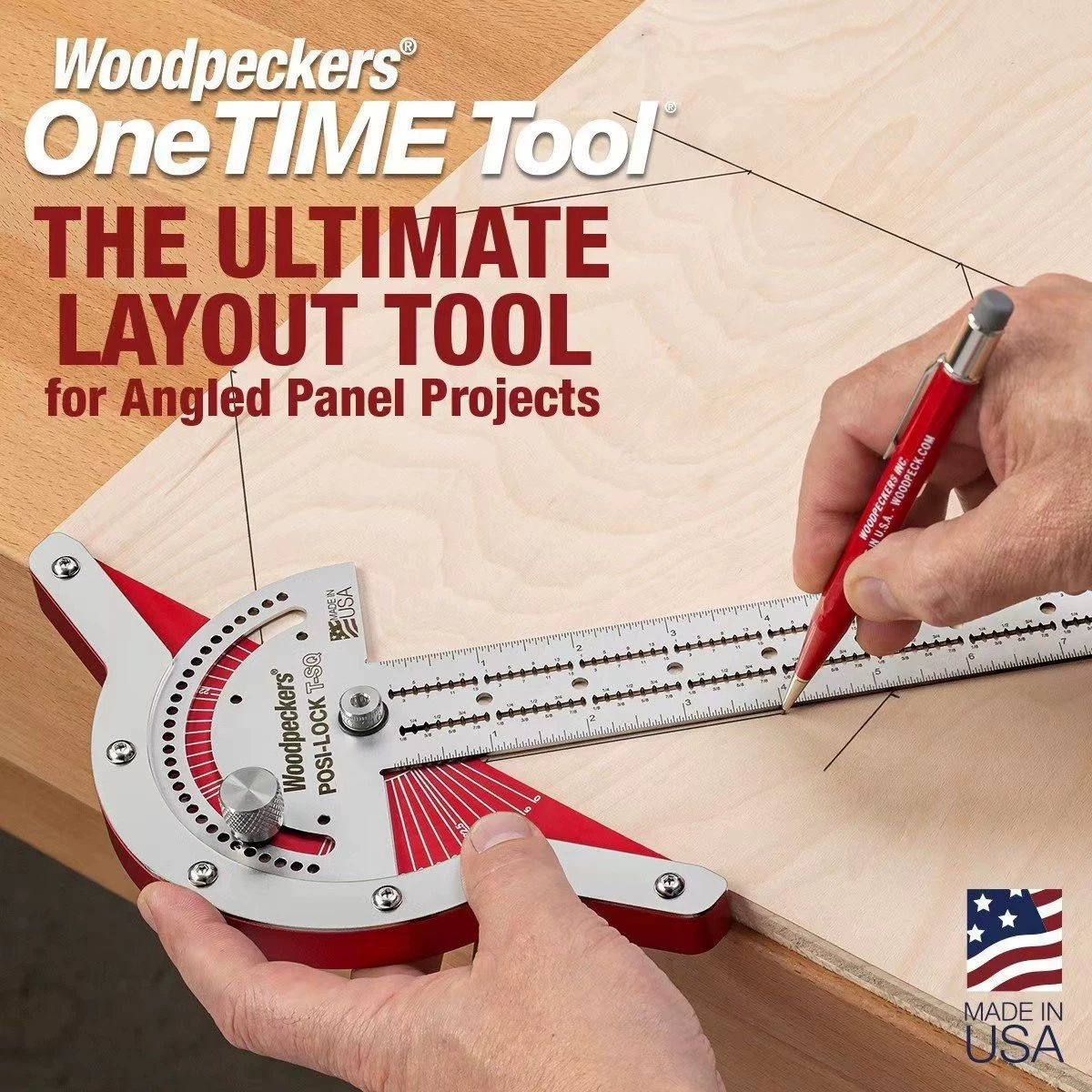 English Imperial and Metric woodworking ruler Woodworking edge angle ruler Woodworkers Edge Rule