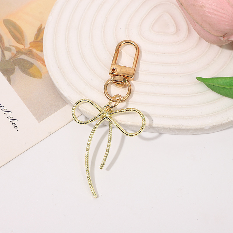 Neu Ins Stil Exquisite Runaway Prinzessin Band Bogen Keychain Student Rucksack_voghion.com