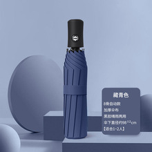 雨伞批发遮阳伞全自动晴雨伞加大折伞商务8广告伞太阳伞可印logo