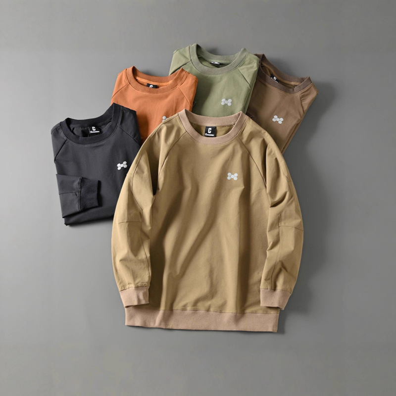 3m Reflective Men's Outdoor High-End Mountain-Style Functional Water-Repellent, Scratch-Resistant, Wear-Resistant Softshell Crew Neck Casual Sweatshirt 3m Reflective Men's Outdoor High-End Mountain-Style Functional Water-Repellent, Scratch-Resistant, Wear-Resistant Softshell Crew Neck Casual Sweatshirt