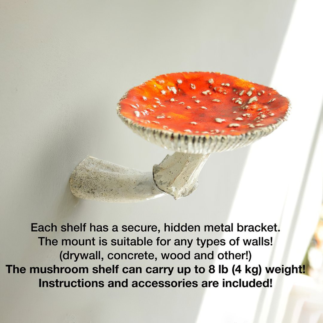 Mushroom Hanging Shelf