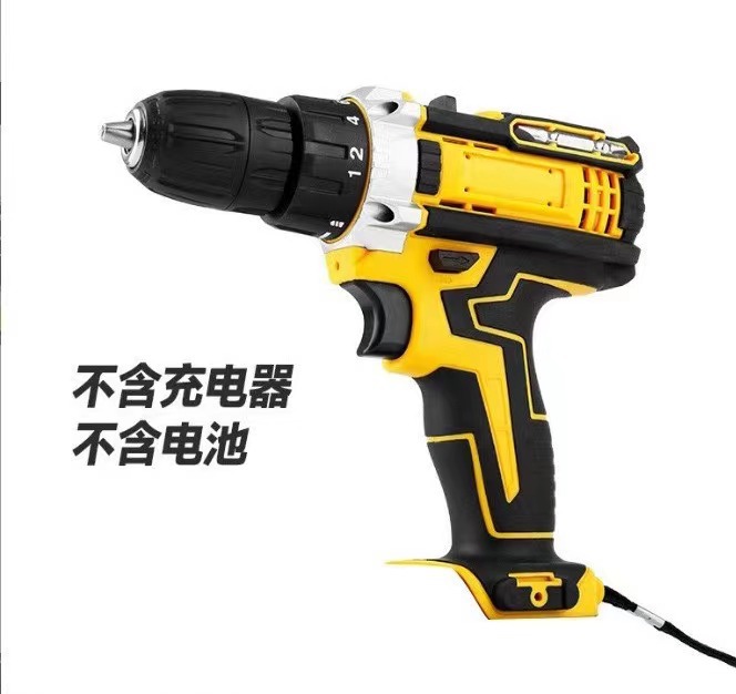 Fábrica de fuente transfronteriza 21V taladro eléctrico de litio taladro eléctrico multifuncional de tres funciones taladro de impacto destornillador eléctrico