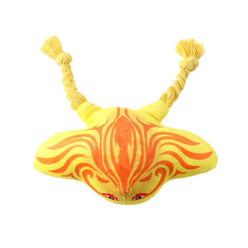 소스 제조업체 아마존의 오리지널 인기 판매 개 플러시 사운드 제작 대화형 물림 방지 애완동물 냄새 맡는 동반자 장난감