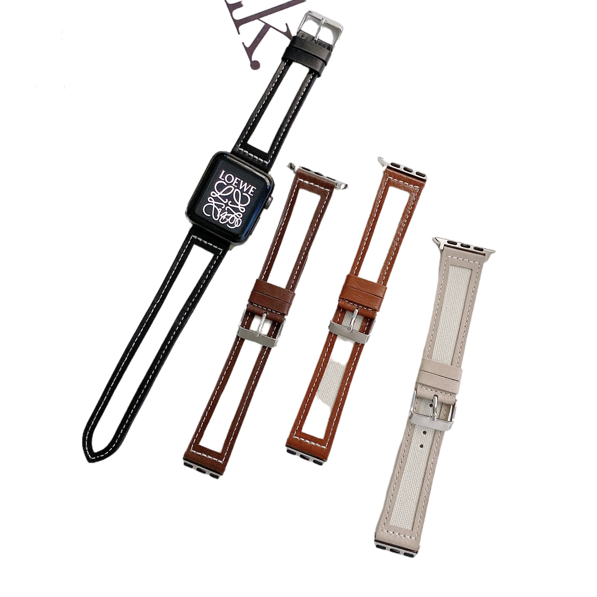 Совместимо с Apple S8 и Apple Watch, ткань, канвас, трикотаж, нейлон, заплатка, одноцветная ремешок iWatch