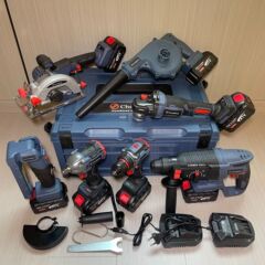 (代発番号187台可) 国境を越えた対外貿易の他の電動工具リチウム電気工具セット7セットB