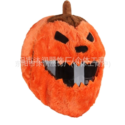 Motosiklet dəbilqələri — Rabbit Pumpkin Riding Noodles Accessories - one-size-fits-all-can-be-labeled-crossed-jit-pumpkin-185g-thick