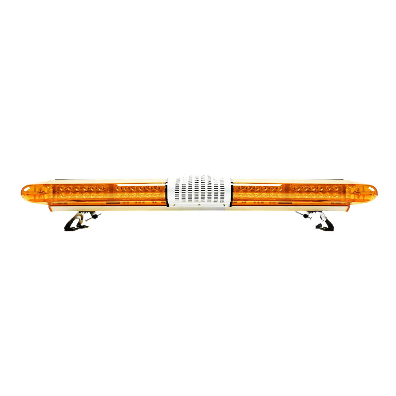 LED Roof-mounted Long Strip Warning Light Strobe Light 1.2m Super Bright Strobe Light + Horn + Recording Alarm 420R39
