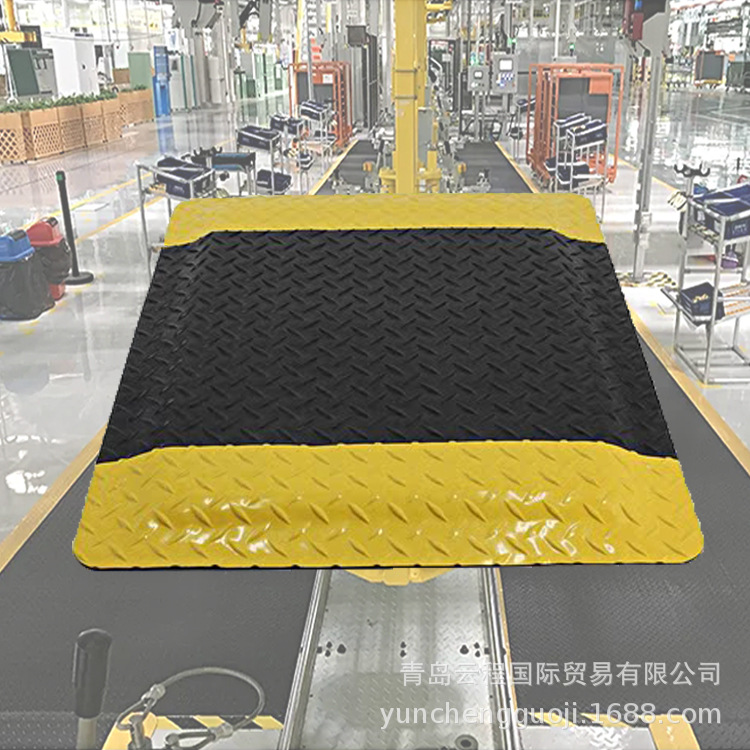 PVC防静电抗疲劳地垫耐磨耐用 车间工厂舒适型垫子缓解疲劳云程