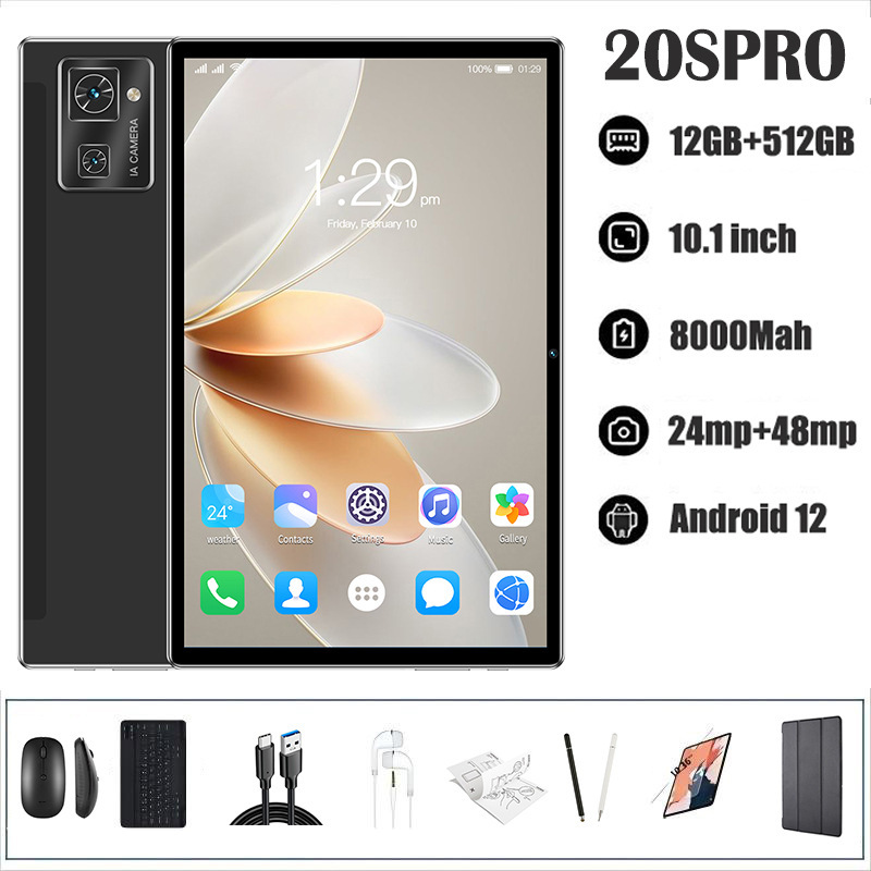 10.1inch Tablet Pc Android Smart Bluetooth Ozon Rakuten Yahoo Notebook Business Touchscreen with Card Slot