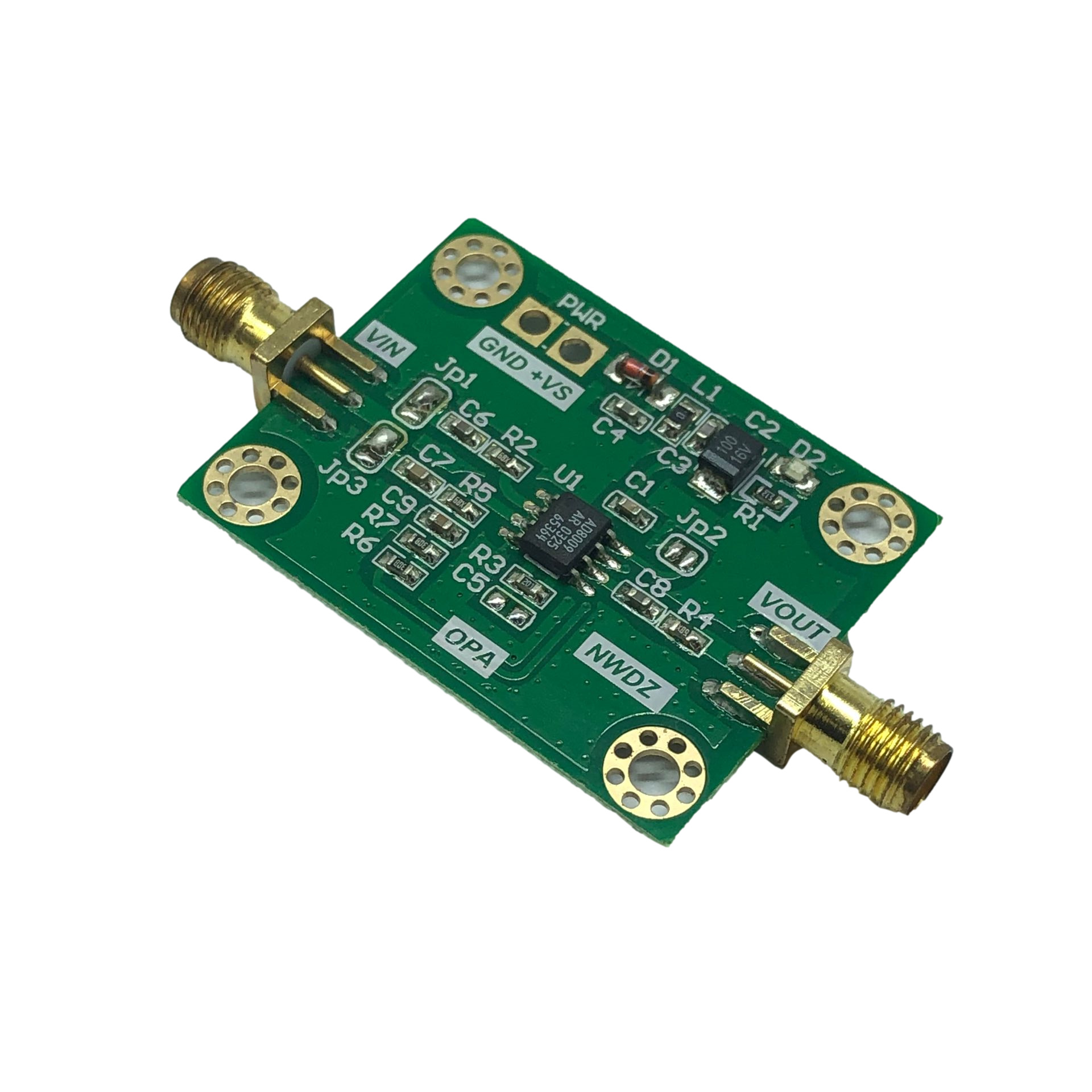 AD8009模块 1GHZ 5500V/uS 电流反馈放大 低失真 大电流脉冲放大